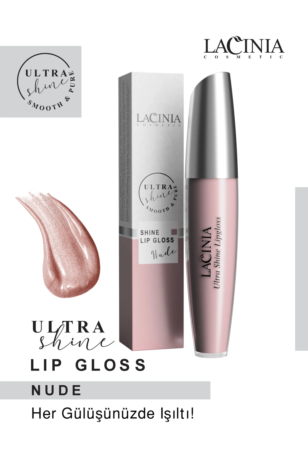 Ultra Shine Lipgloss 10 ml Nude