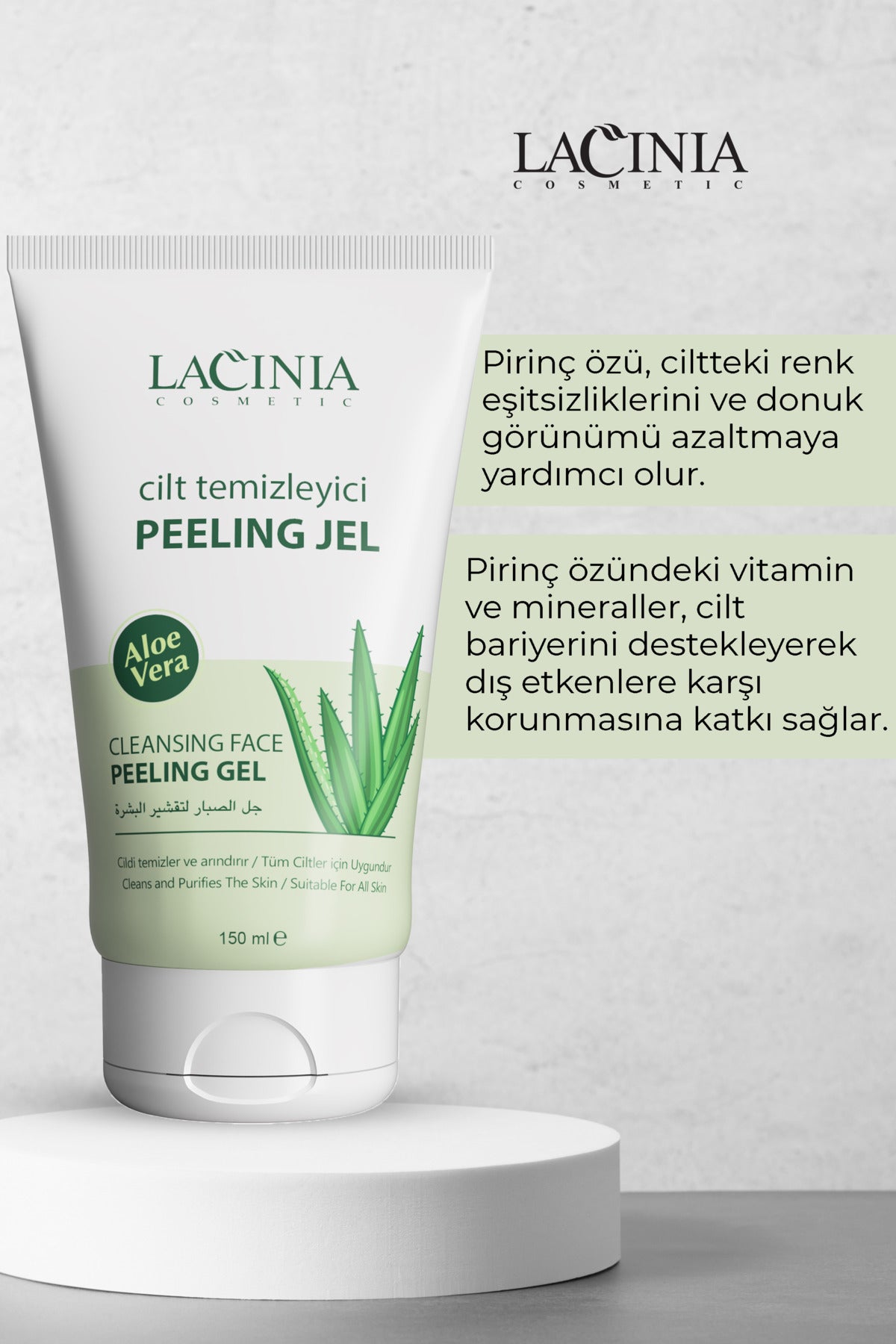 Aloe Vera Özlü Peeling Jel 150 ml