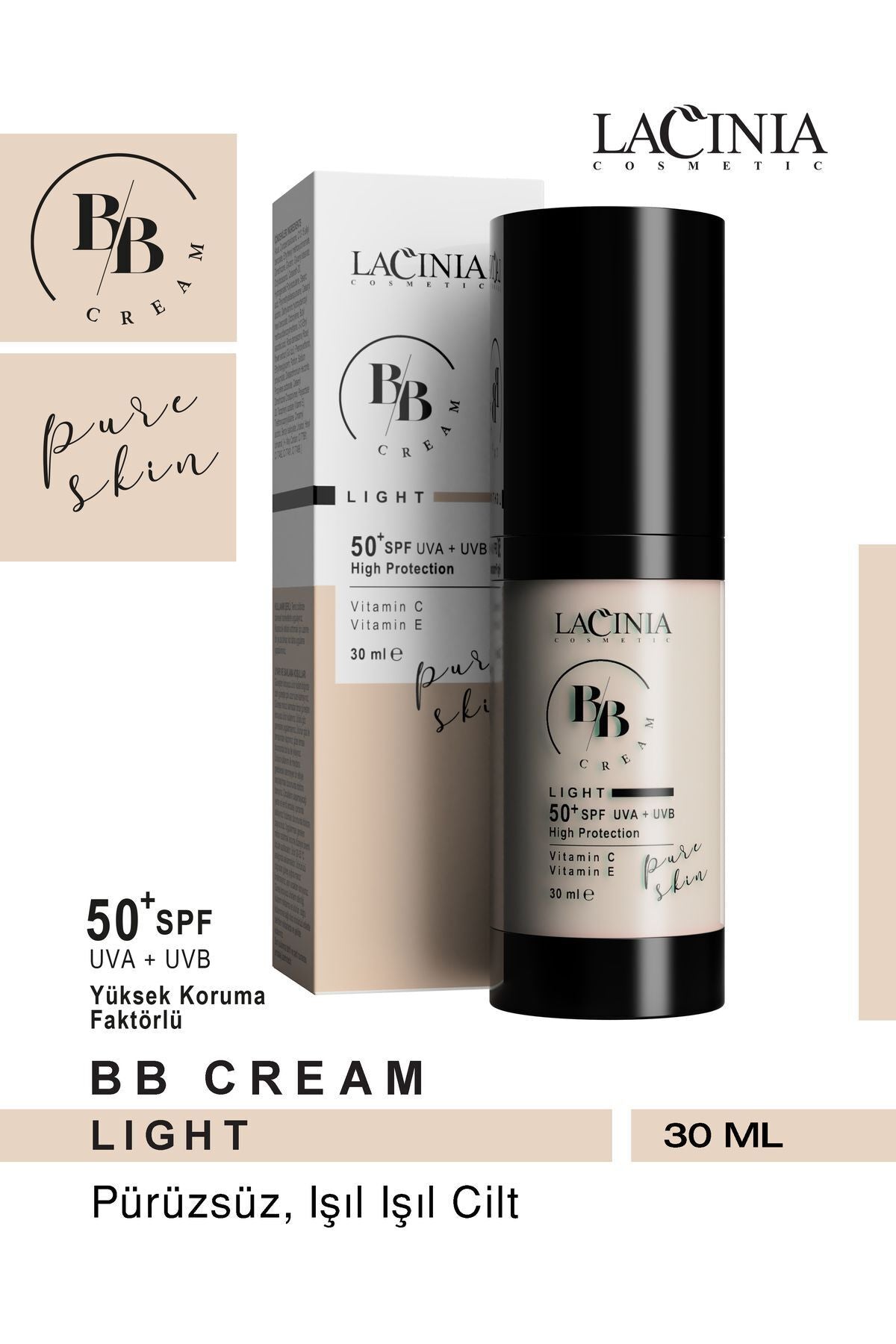 BB Cream SPF 50 · 30 ml Light