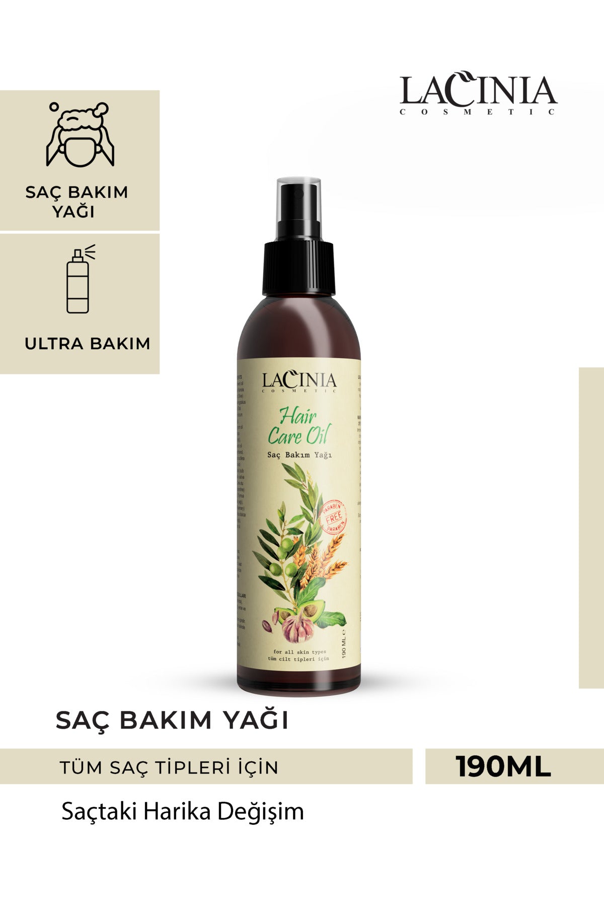 Saç Bakım Yağı 190 ml