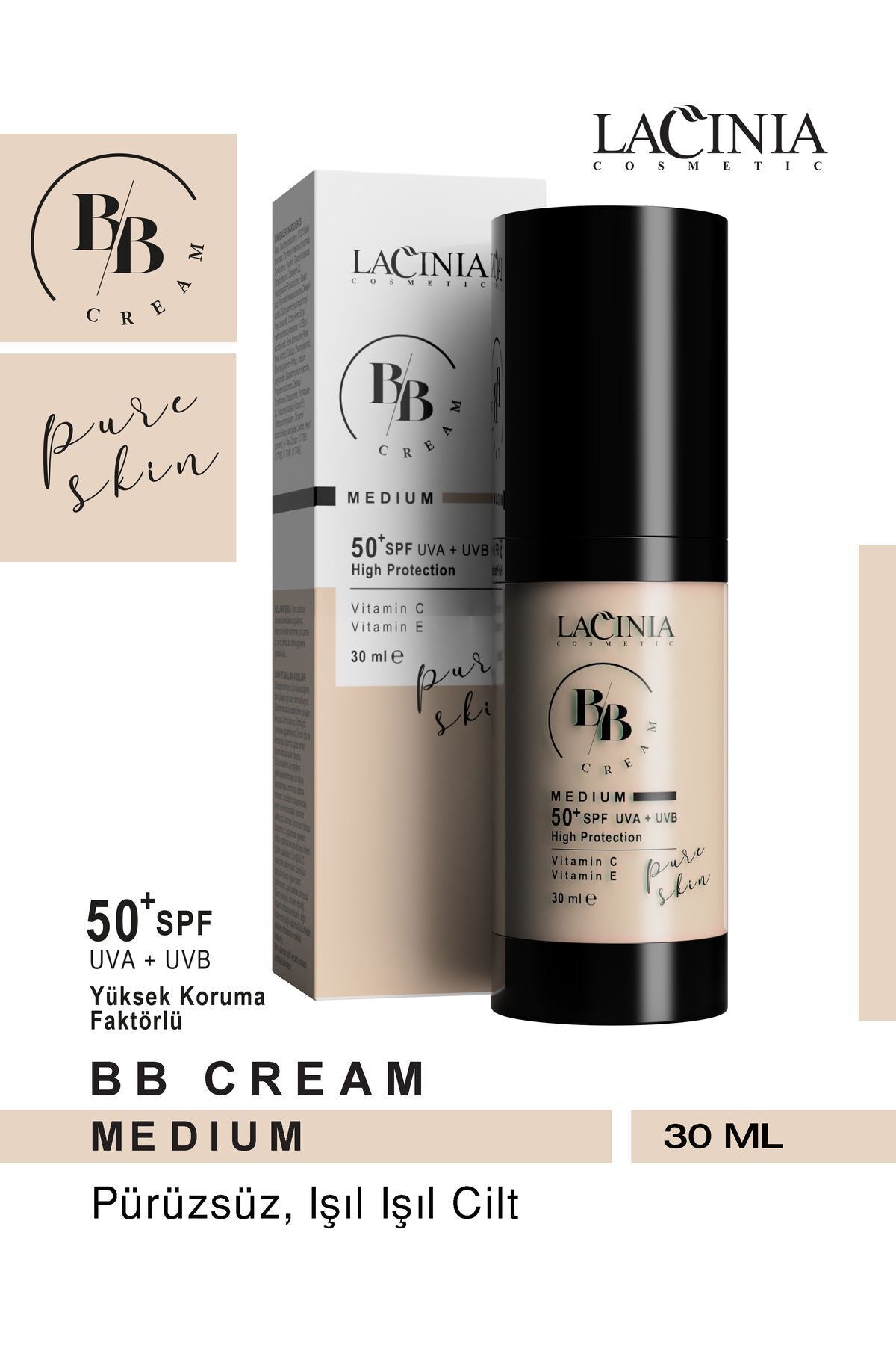 BB Cream SPF 50 · 30 ml Medium