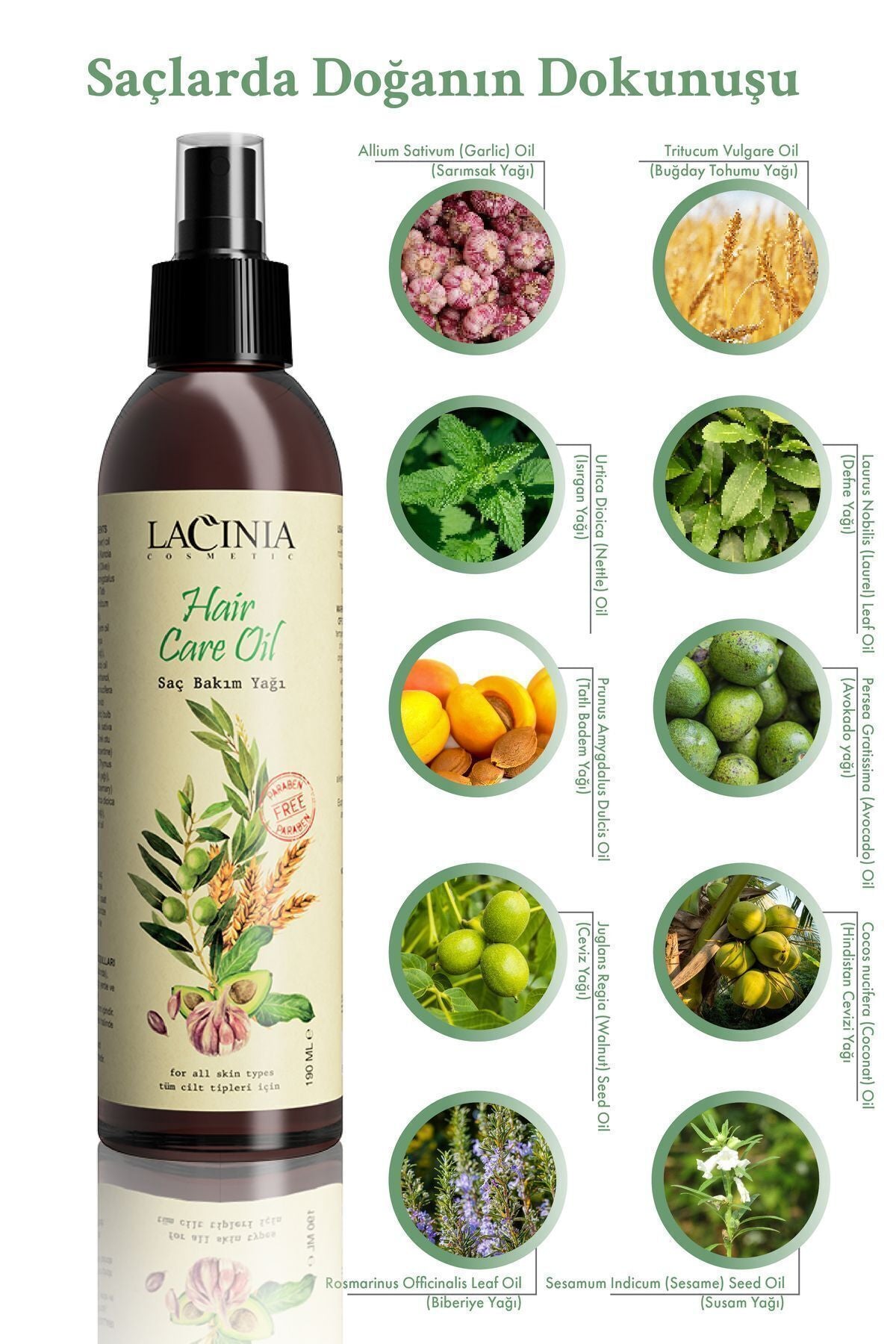 Saç Bakım Yağı 190 ml
