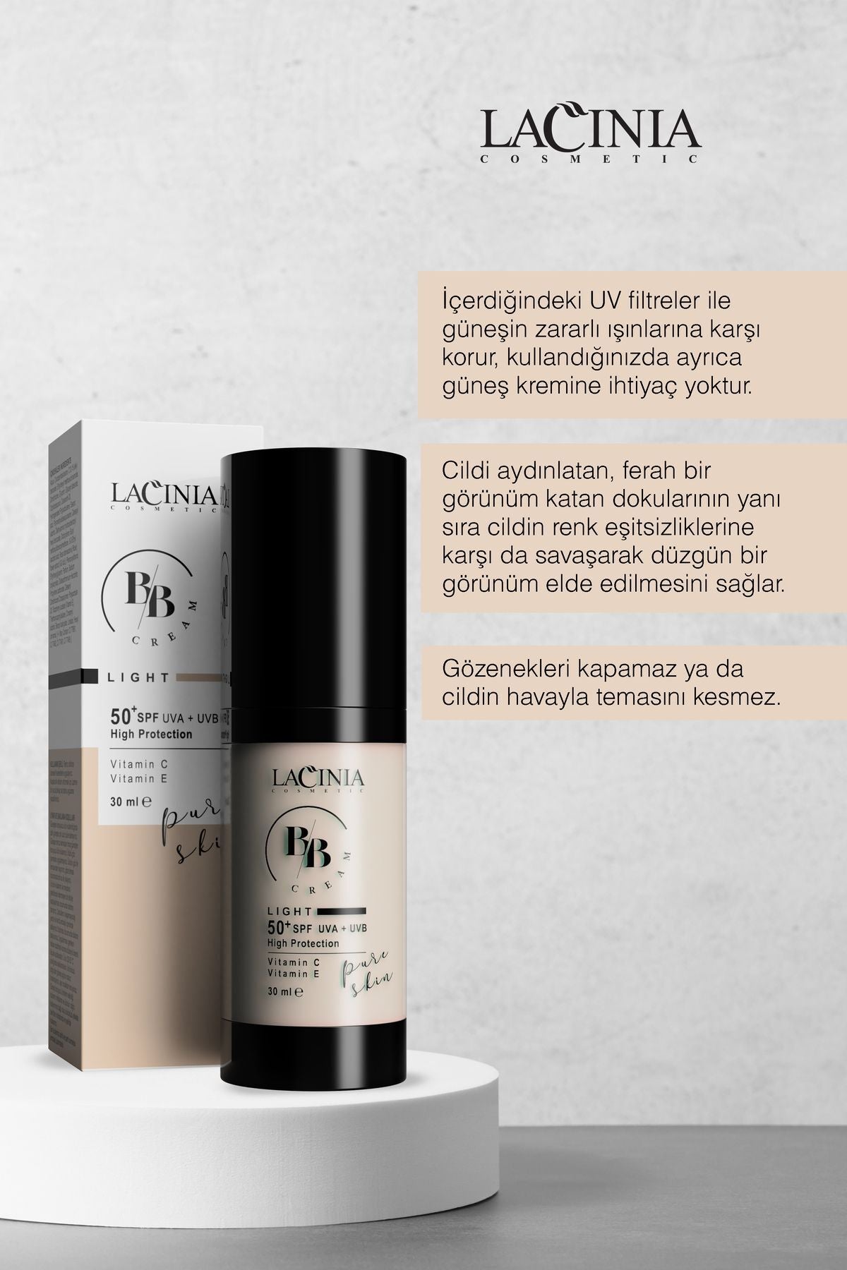 BB Cream SPF 50 · 30 ml Light