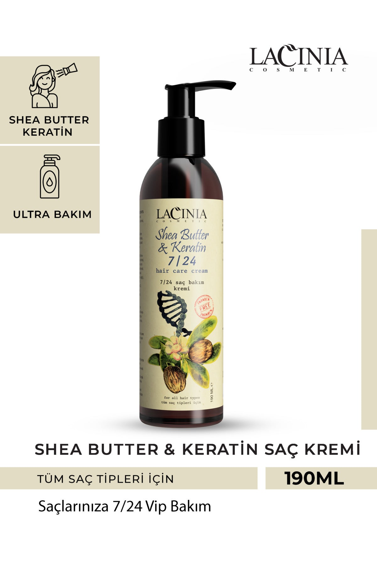 7/24 Durulanmayan Saç Bakım Kremi 190 ml