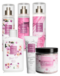 Rose Candy Hair & Body Care Set: the 6 products in the set together